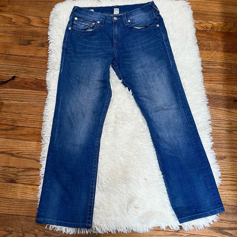 True Religion‎ Mens Ricky relaxed straight jeans size 32